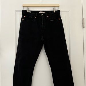 Levi’s Wedgie Straight Jeans in Black